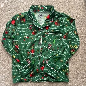 Who-ville Grinch Themed Pajama Set